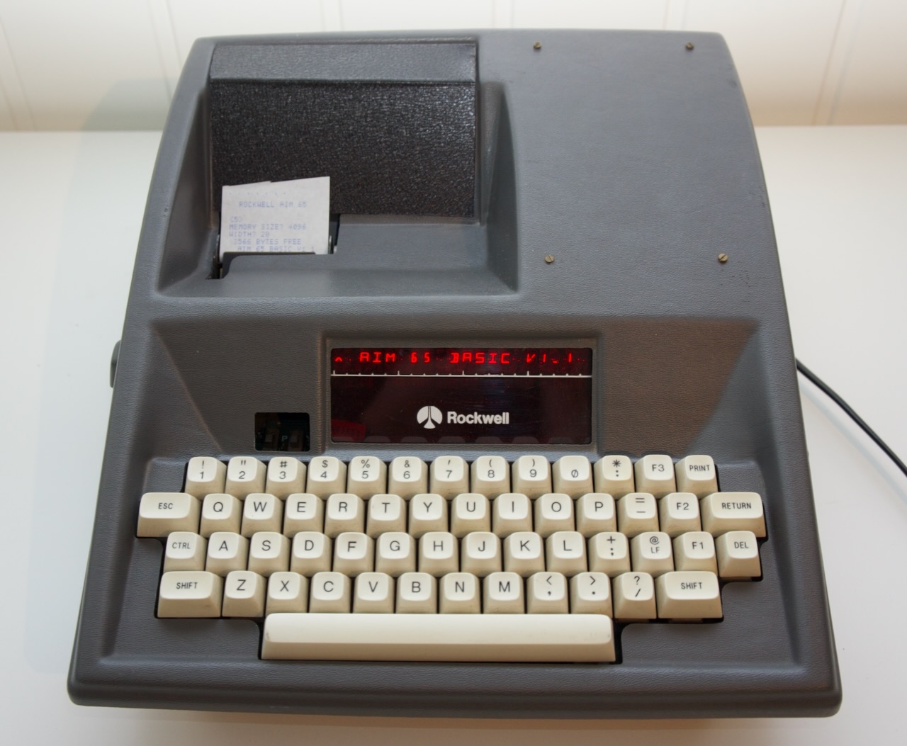 Rockwell AIM 65 keyboard models